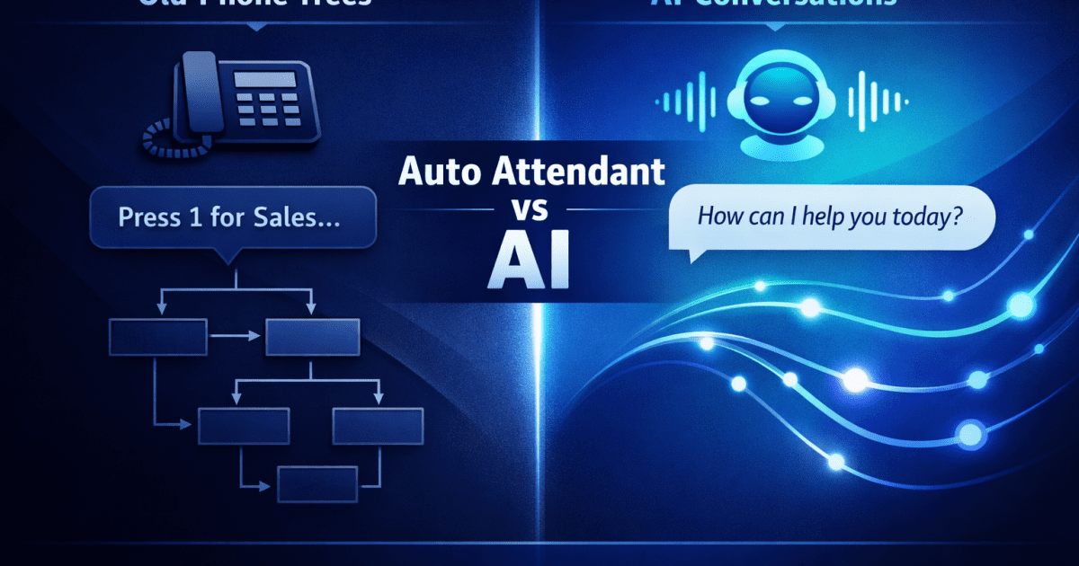 Auto Attendant vs AI Call Handling: VoIP Guide | Xecunet